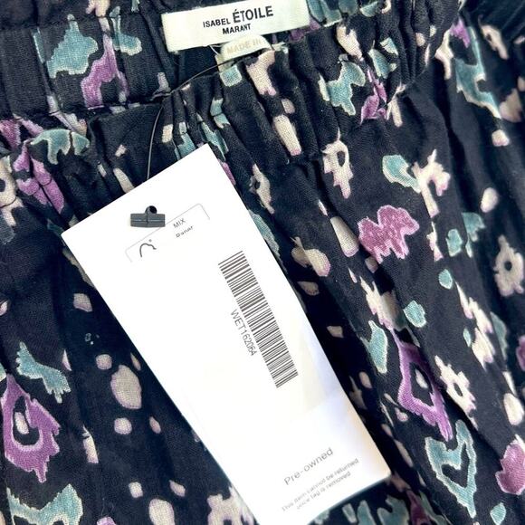 EUC ISABEL MARANT ETOILE Timea Jumpsuit Romper size 34 floral - Picture 8 of 12